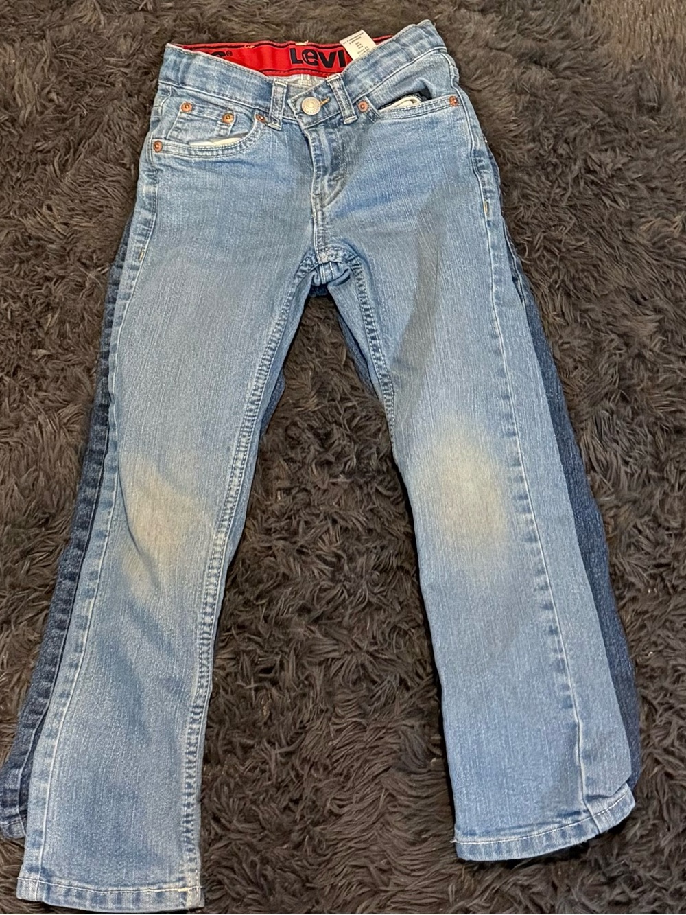 Bundle of 2 Levi's Two-Tone Light and Dark Blue Kids Jeans